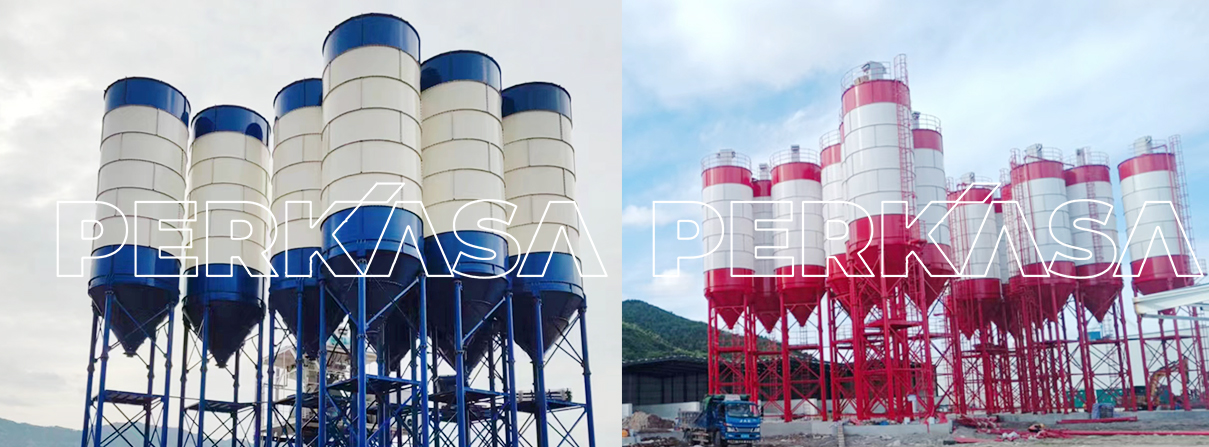 200T cement silo for concrete batching plant