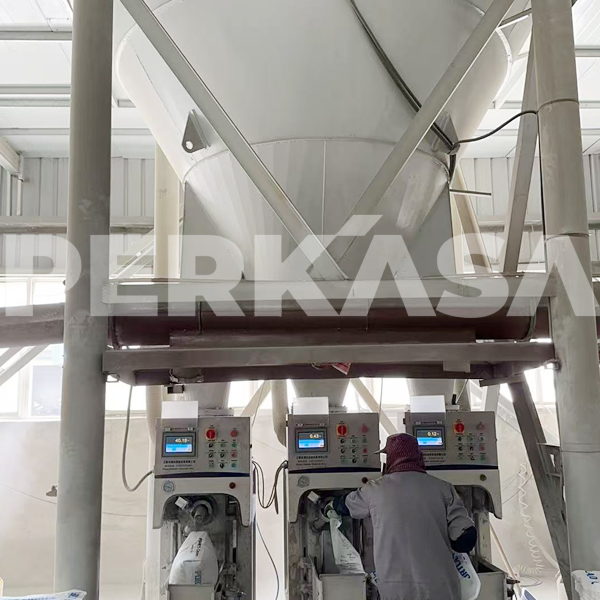 packing machinery under cement silo 01