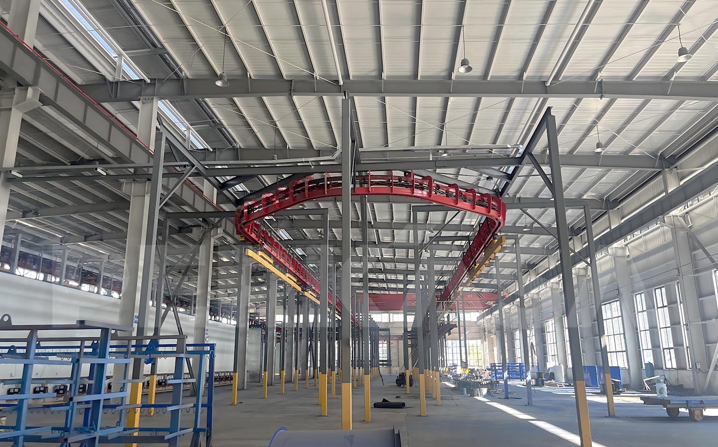 ENVIRONMENTALLY FRIENDLY PAINTING LINE